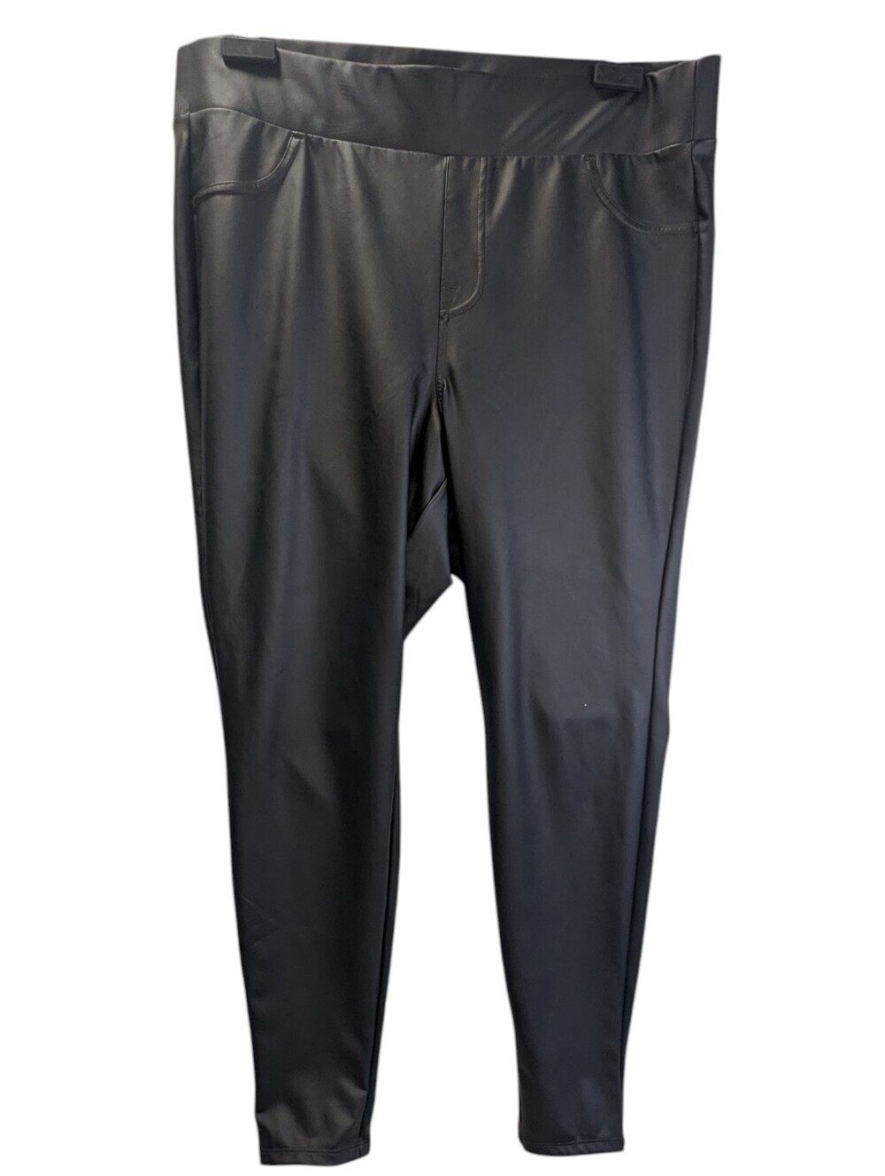 torrid Black Faux Vegan Leather Leggings Plus Size 2